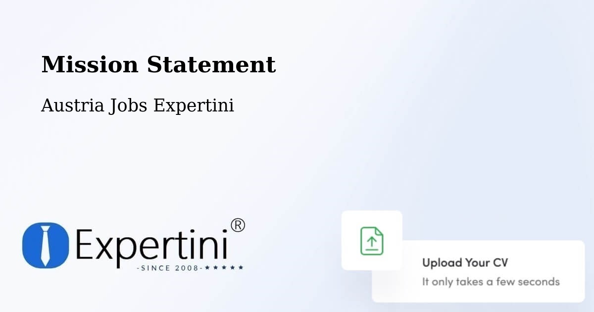 Corporate Mission – Neubau - Austria Jobs Expertini
